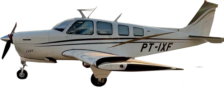 Cota de Bonanza A36 PT-IXF com base em Divinópolis